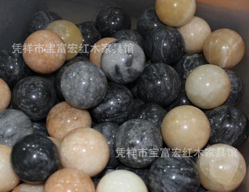 大理石手球 文玩健身两相宜的实心之选